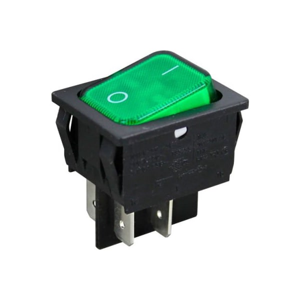 Allpoints 8011987 Rocker Switch -Green Light
